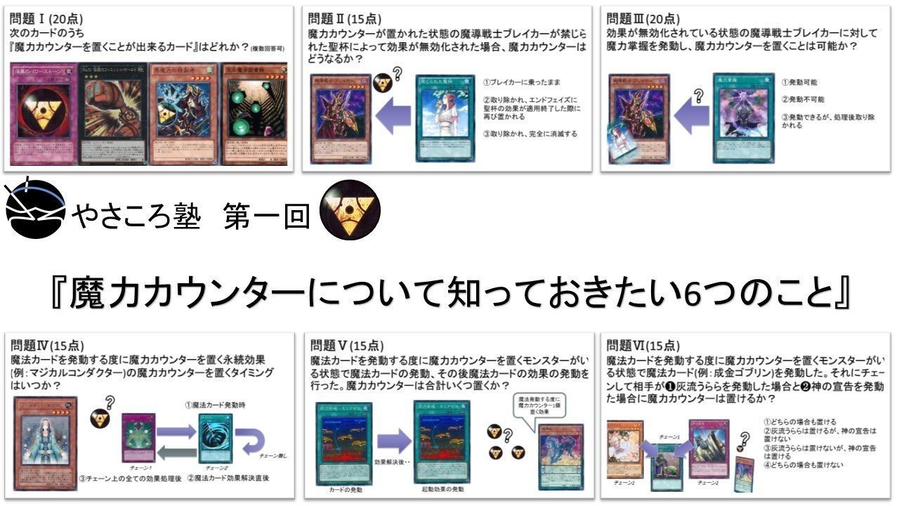 第一回やさころ塾 魔力カウンターについて知っておきたい6つのこと しらこ Note