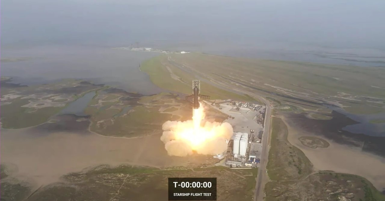 昨夜、宇宙船「スターシップ」打ち上げ!|宇宙のシャワー