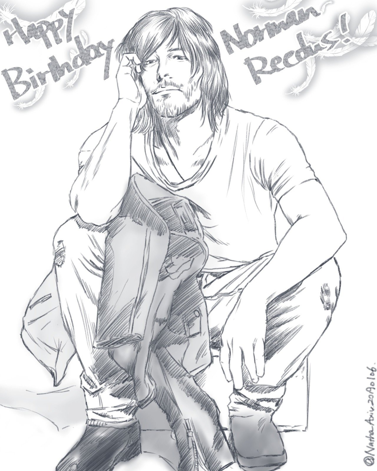 Happybirthday Norman Reedus ヨシタカ ネイサン Note