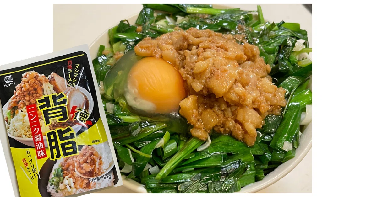 背脂丼を作ってみた(最高傑作かも)|つづく