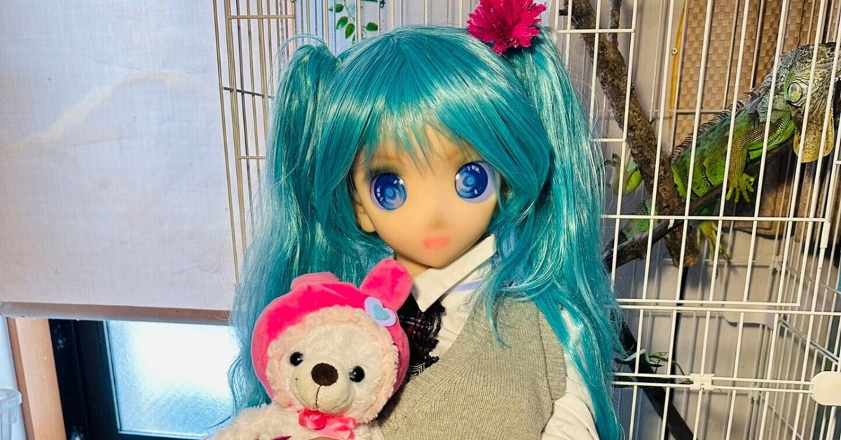実物大 ドールヘッド 人毛