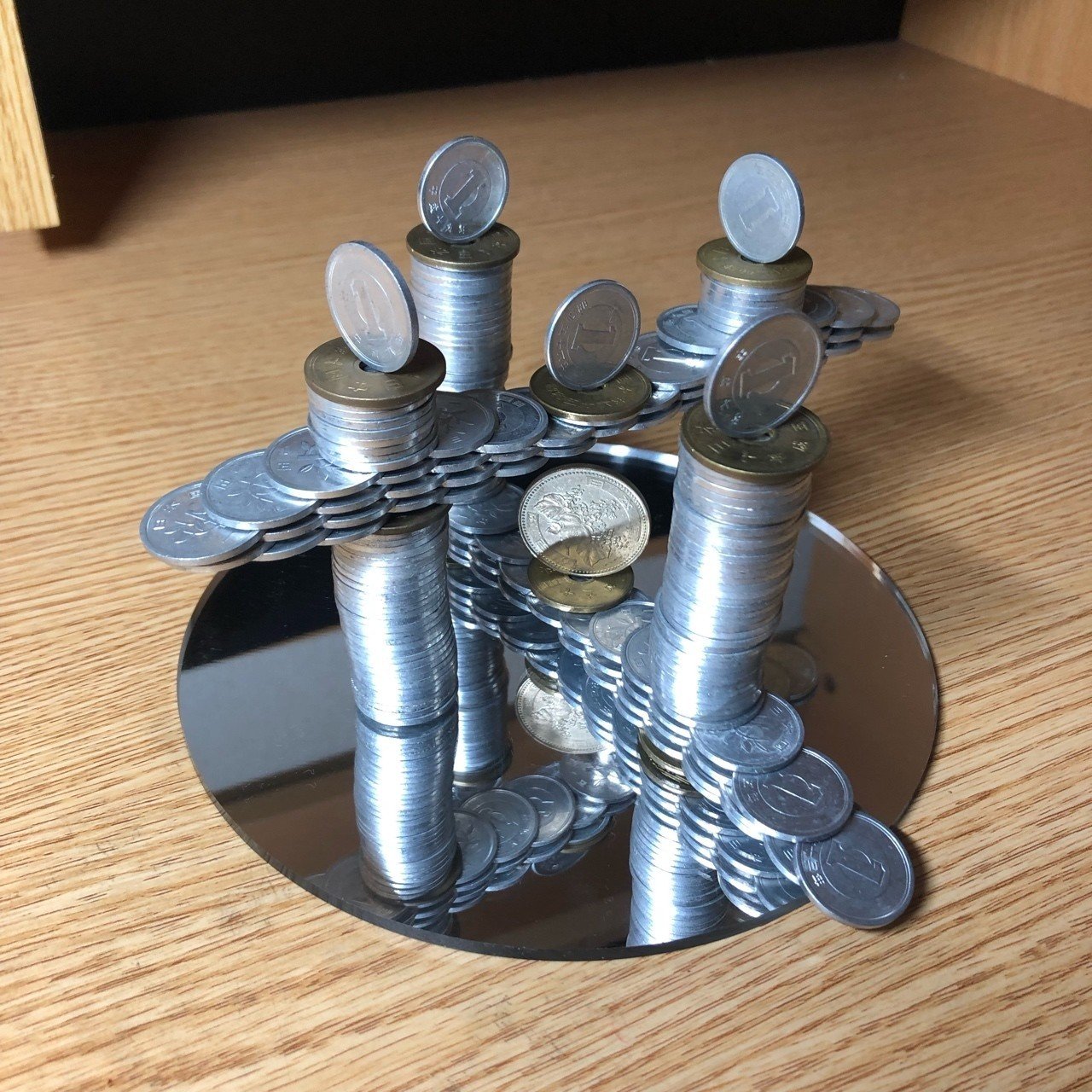 ミラーコインアート｜研究おばけ