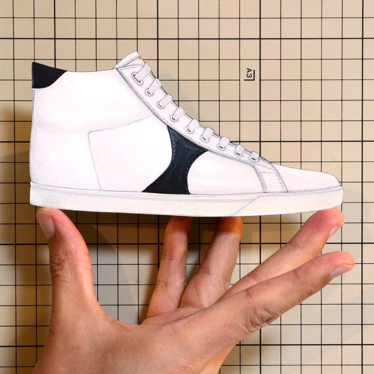 Shoes：01253 “CELINE” Sneaker Celine Triomphe in Calfskin（SS2019）