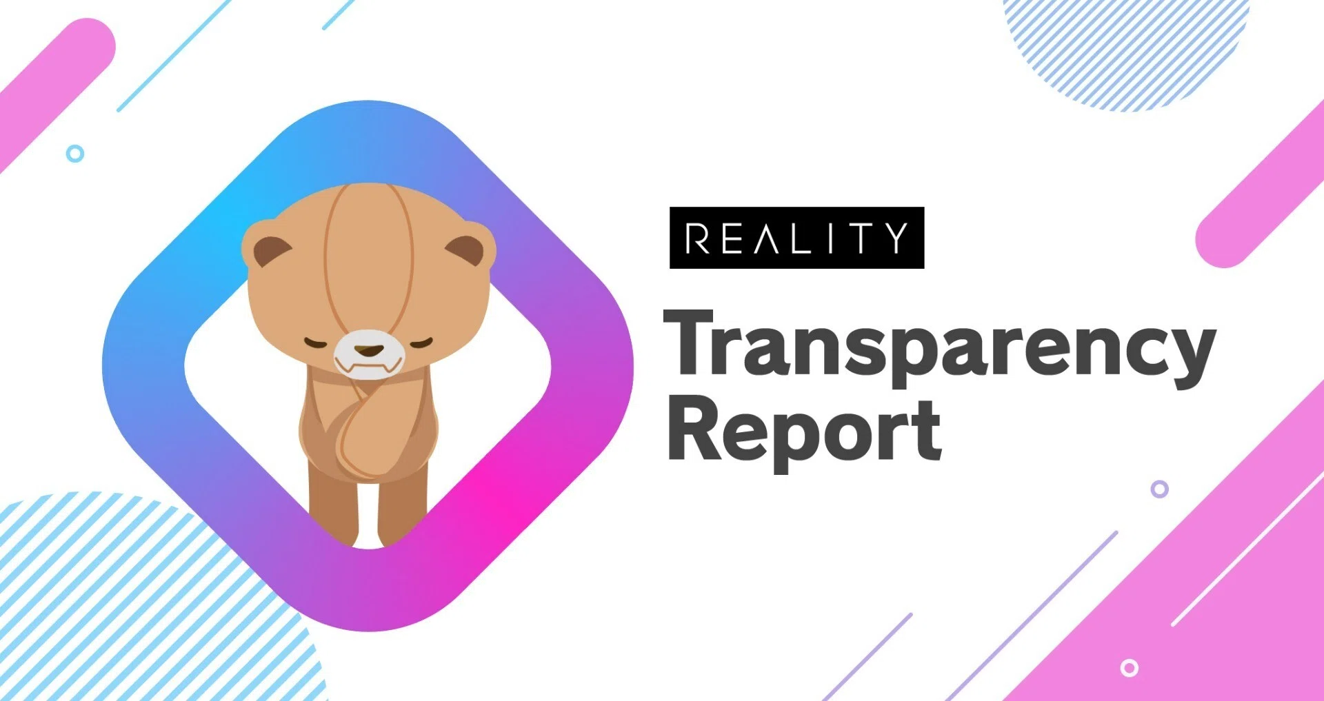 Transparency Report｜REALITY Official｜note