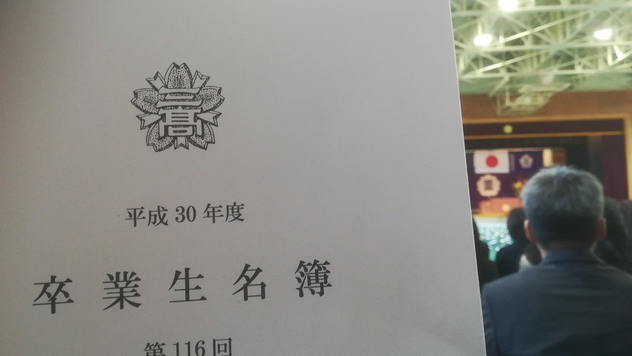 娘の卒業式に思うこと 高井浩章 Note 娘の卒業式に思うこと 高井浩章 Note