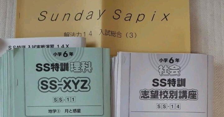 ⑲ SAPIX サピックス　双葉中学校　対策　プリント ⑲ SAPIX サピックス 双葉中学校 対策 プリント 雙葉中学 SAPIX