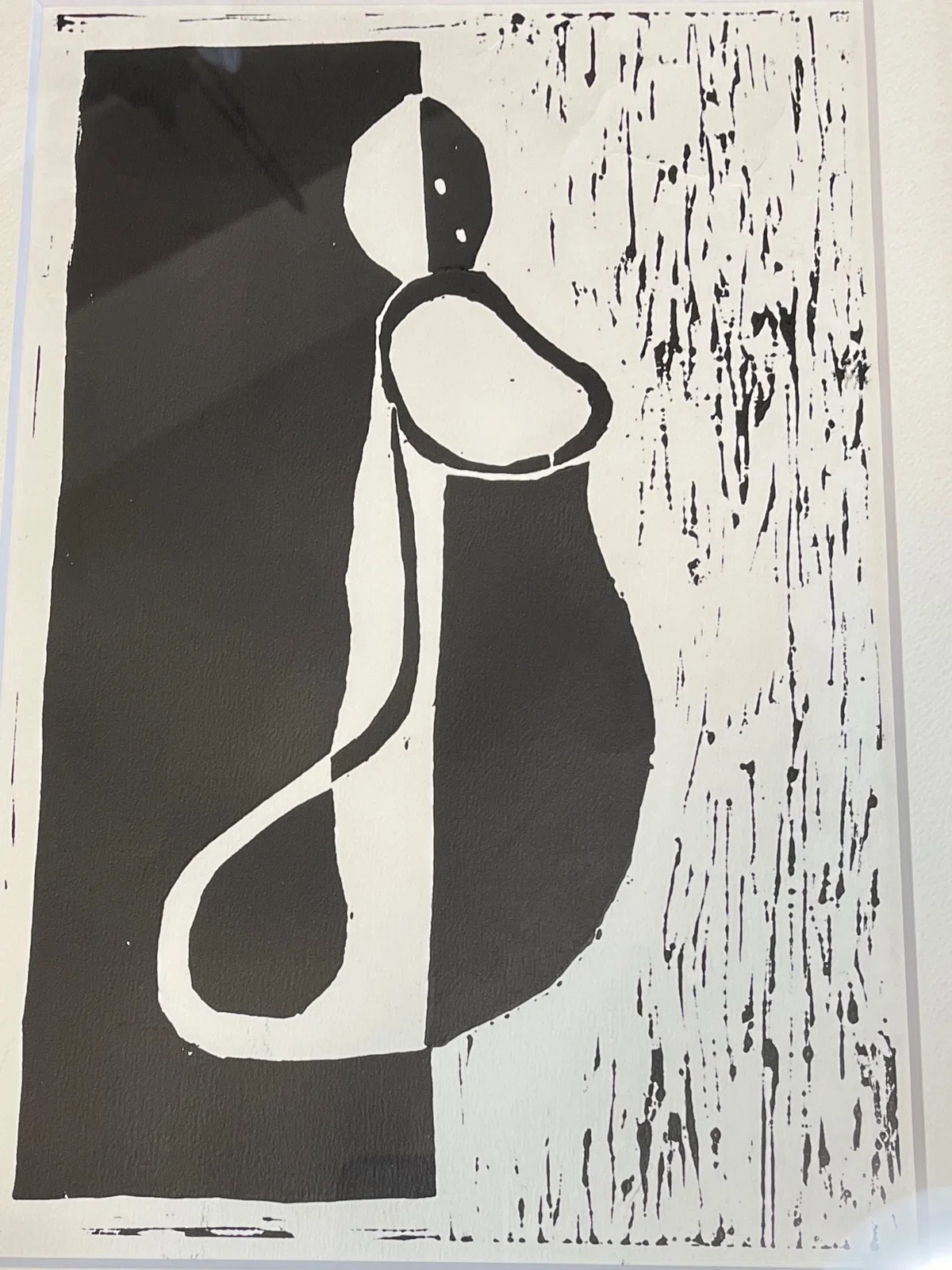 適当な紙に適当に描いた絵です