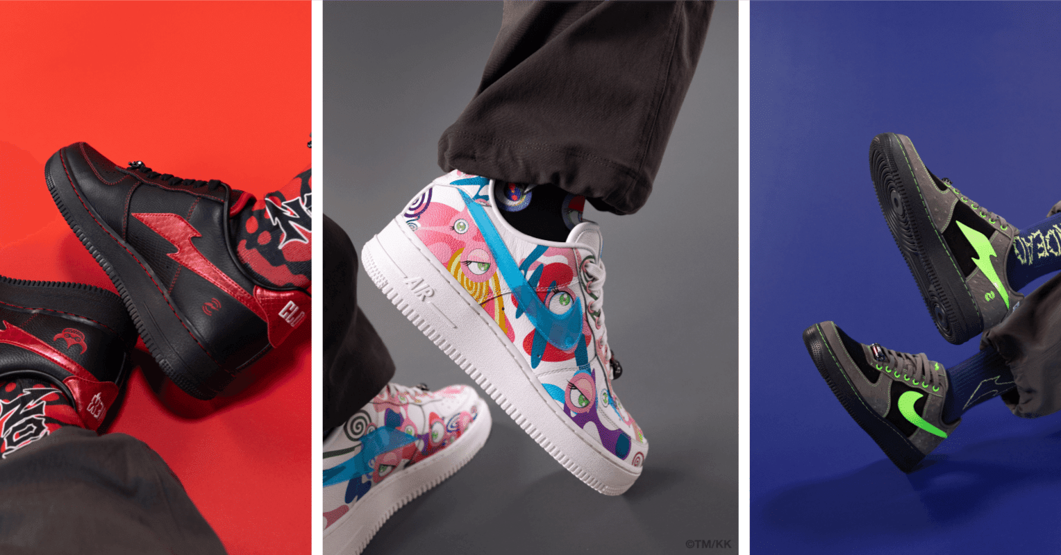 RTFKT x Nike Air Force 1】CLONE XデザインのNikeエアフォース1が販売