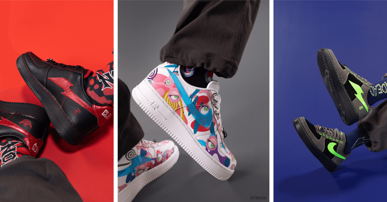 RTFKT x Nike Air Force 1】CLONE XデザインのNikeエアフォース1が販売