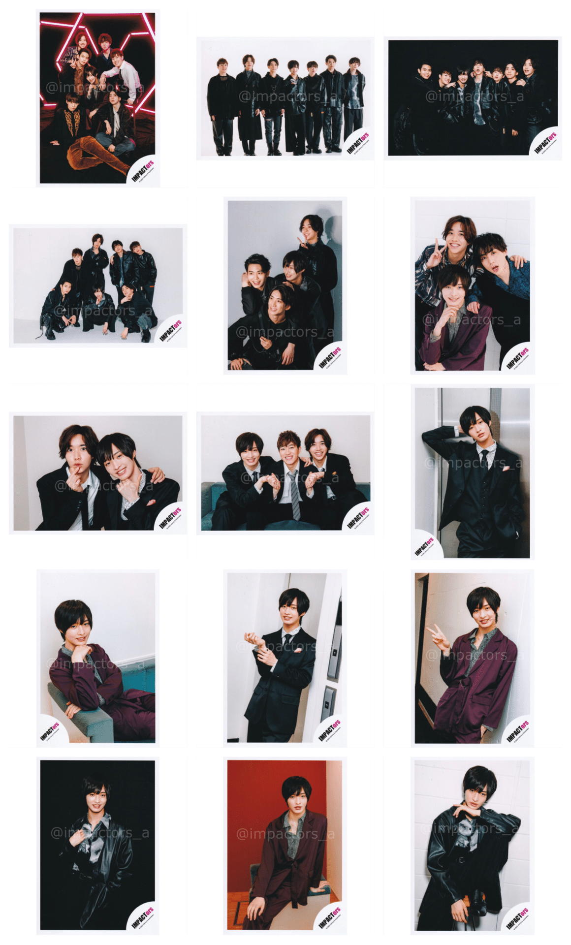 IMP. IMPACTors 佐藤新 まとめ売り 佐藤新 公式写真まとめ売り IMP. IMPACTors