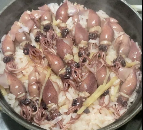 [Food] Series: Seasonal Rice #1 Firefly Squid｜三遊亭 司