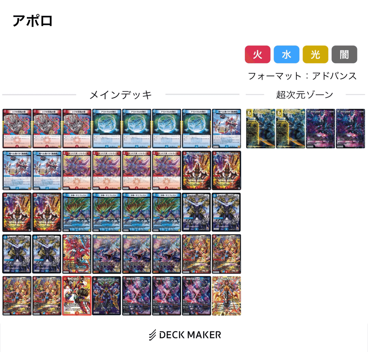 デュエマ初心者(？)がDMGP2023 1stでベスト128になれた火水アポロ