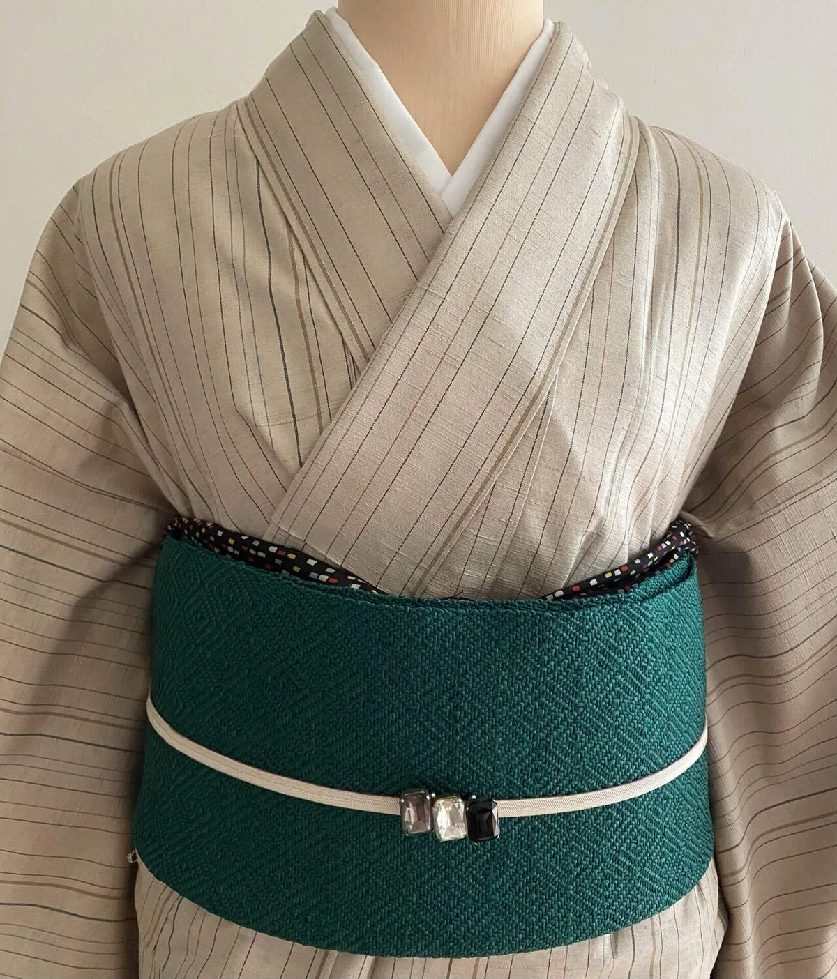 ざざんざ織名古屋帯｜夢吉きもの
