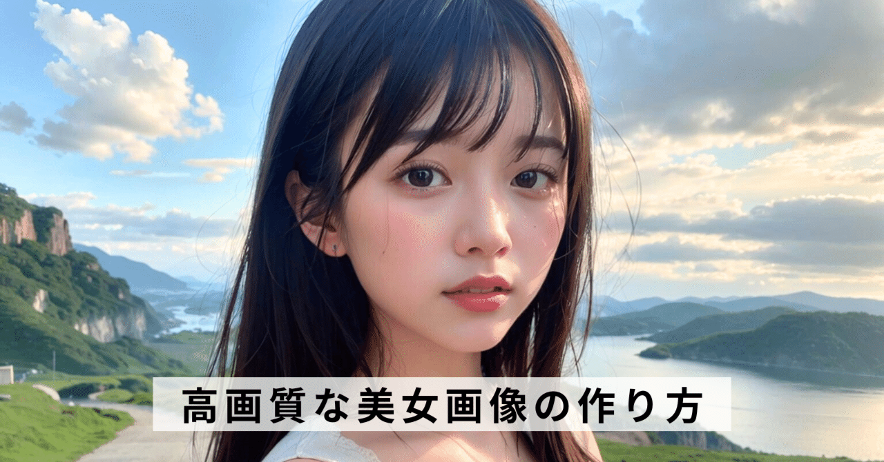 超高解像度　美女 高画質な美女画像の作り方｜Stmic | AIGirl_Photo