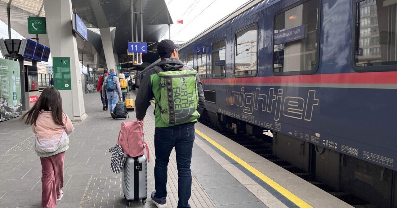 寝台列車で出発！アムステルダム(オランダ🇳🇱)〜ウィーン