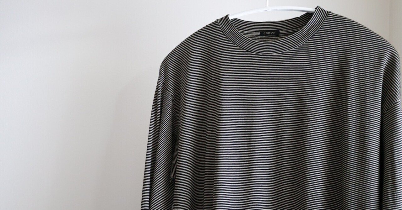 COMOLIのサマーウール長袖クルー｜memo