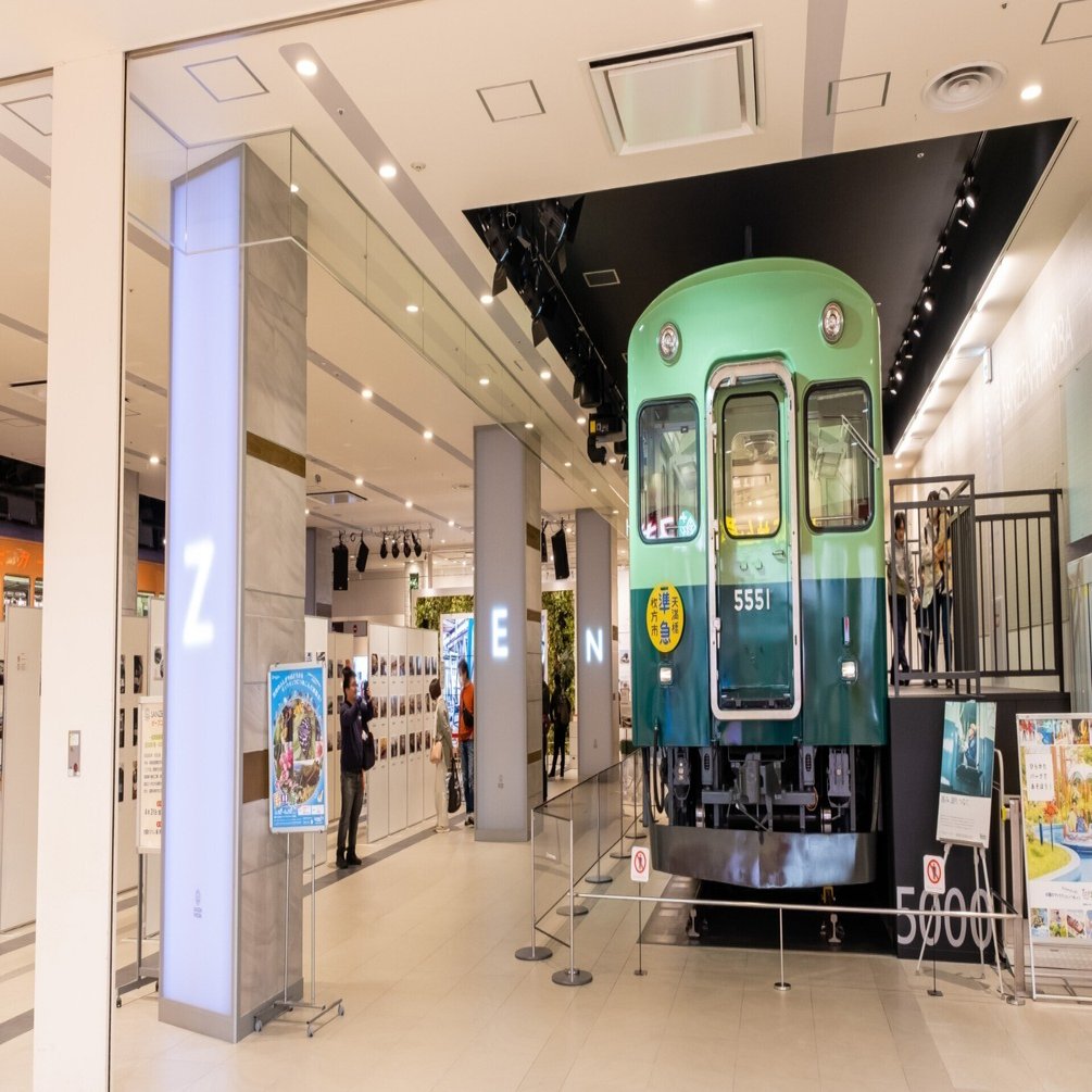 希少　入手困難　京阪電車　5000系　各駅停車運転士用スタフ　ケース付き 京阪の「5扉車」懐かしの塗装で復活！くずはモール「SANZEN-HIROBA