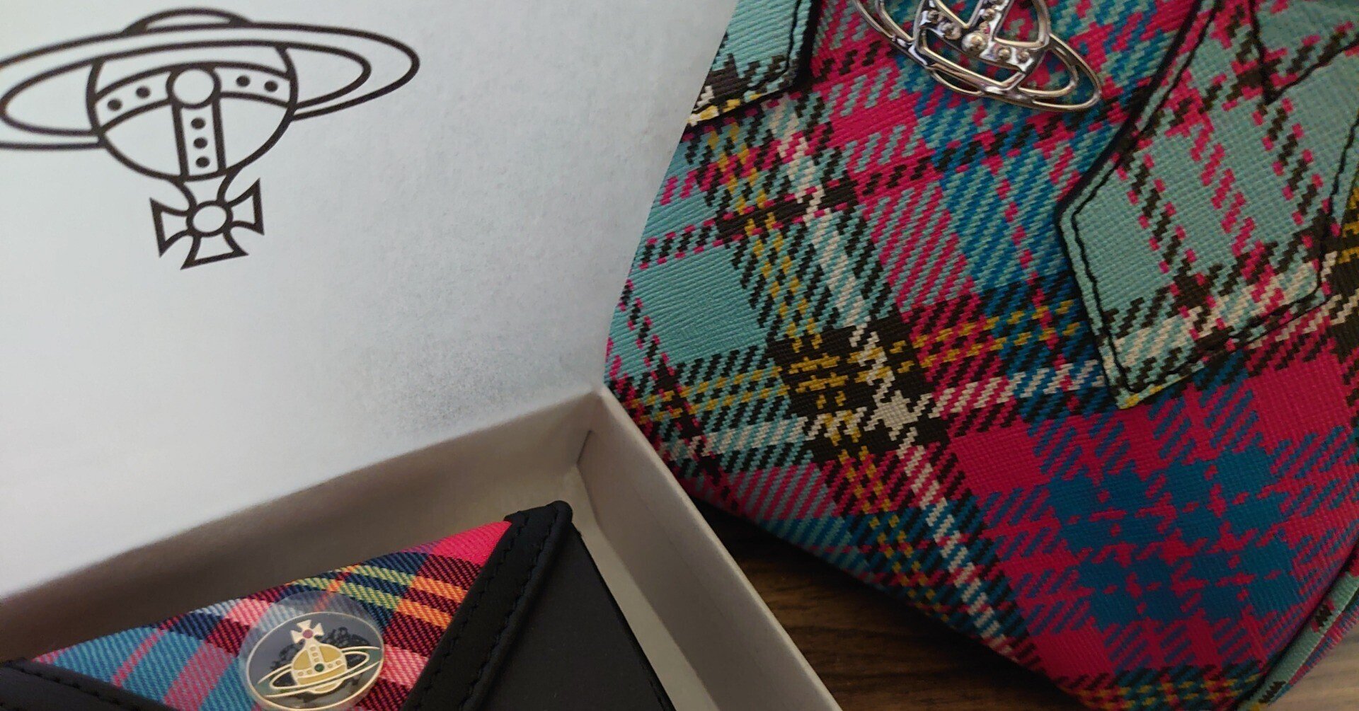 廃盤　激レア　vivienne westwood ブルーマックタータン　バッグ ヴィヴィアンブルーマックハートバッグ