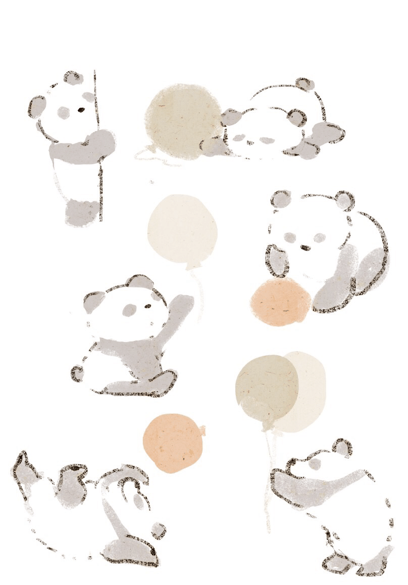 パンダ発見の日 ももろ Illustrator 絵本 Note