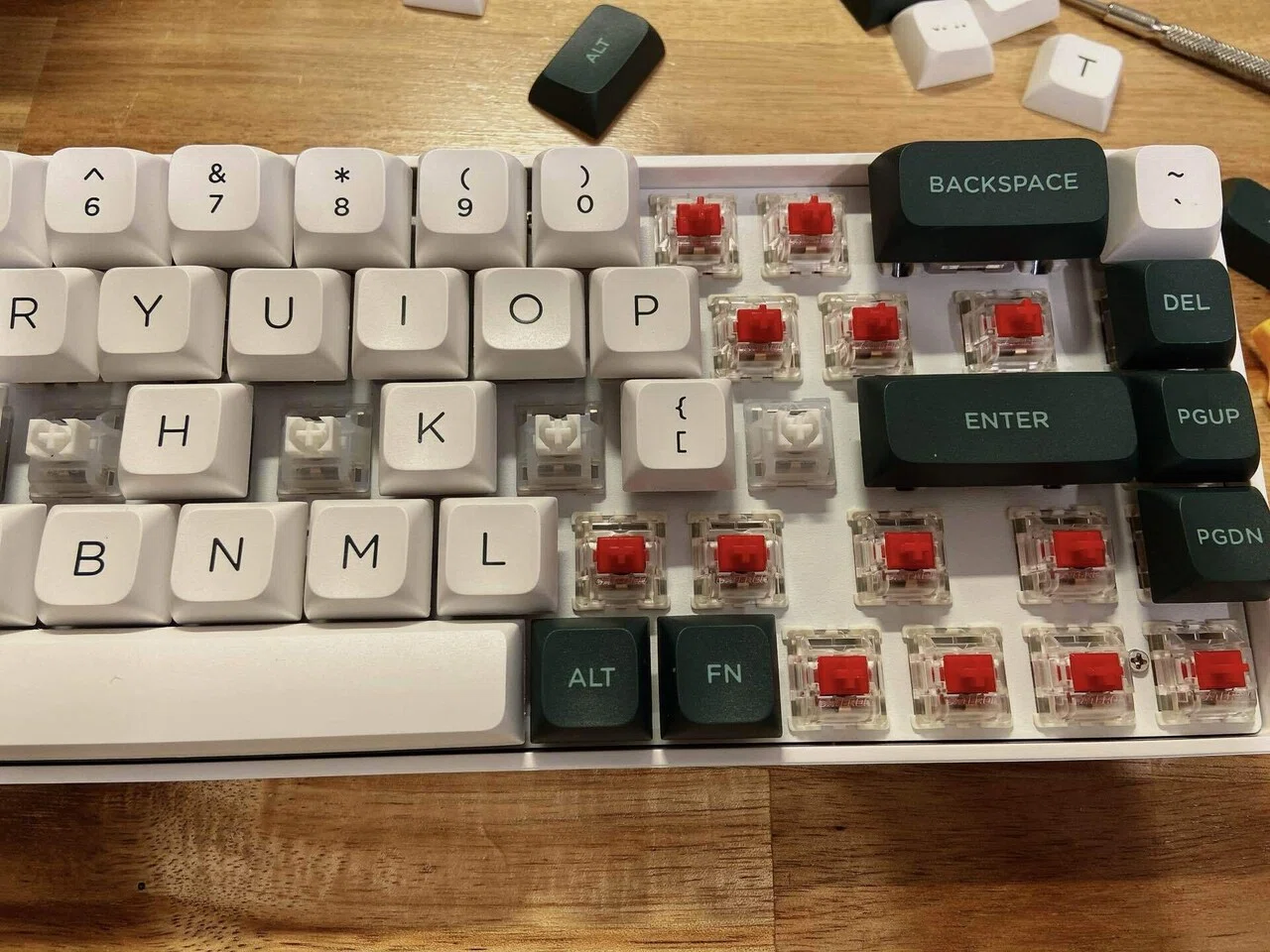 DIY☆スターバックス風キーボードを作る-TESTER68-｜noda