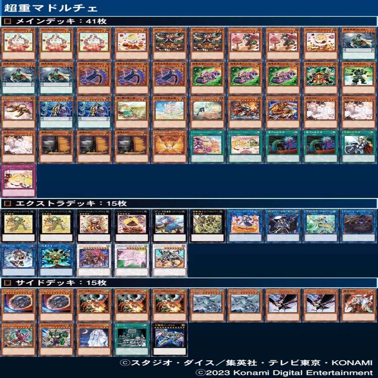 ネクストプレイ杯優勝！超重マドルチェ解説｜かんみ