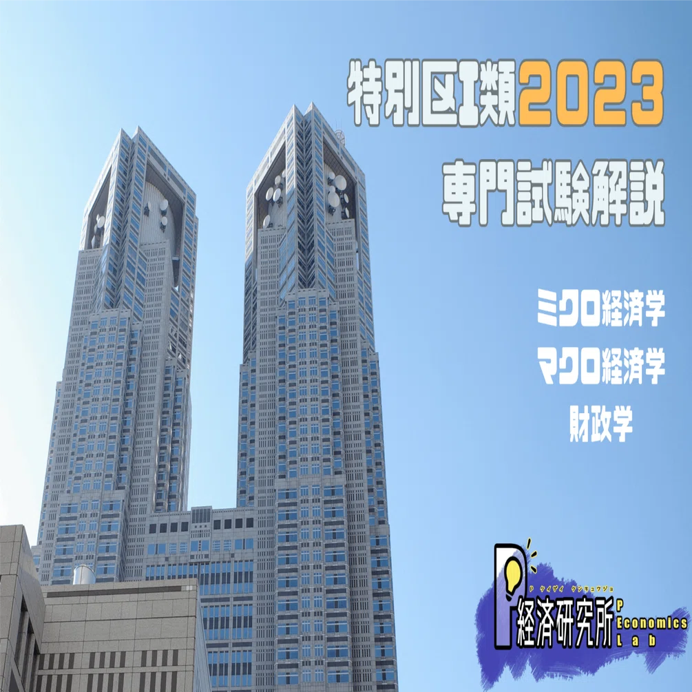 2023年度】東京都特別区職員I類採用試験：専門試験解説（経済理論）｜P