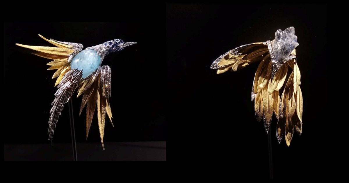 極楽鳥」展は、鳥とジュエリーの美しさを心ゆくまで堪能できる