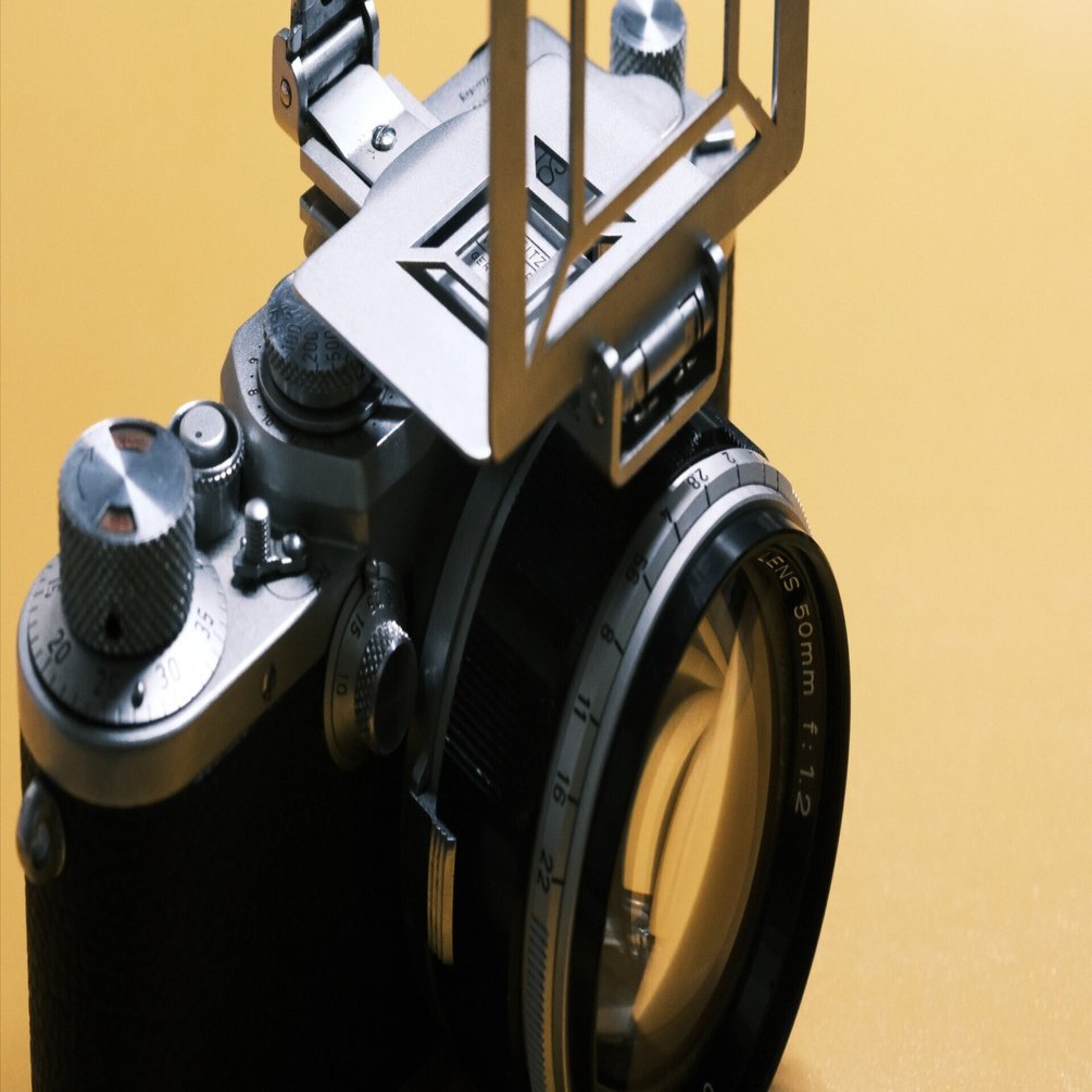 ELMAR 90mmf4canon50mmF1.8 オールドレンズアダプター付き ELMAR 90mmf4canon50mmF1.8 オールドレンズアダプター付き ELMAR