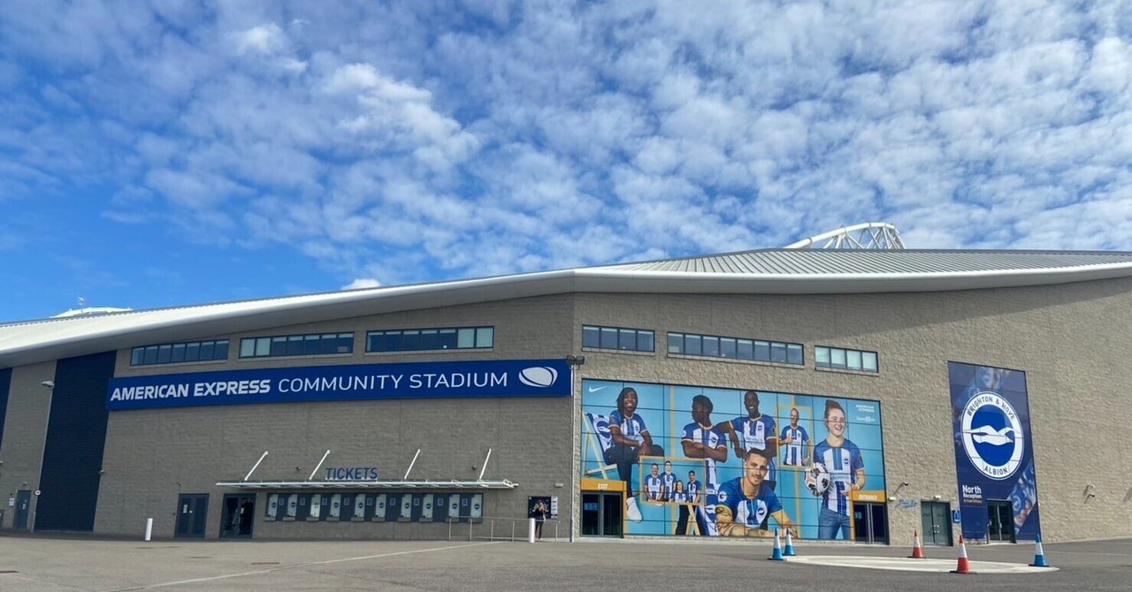 ブライトンAMEX STADIUM 標識プレート Brighton and Hove Albion - Amex Stadium - Contemporary