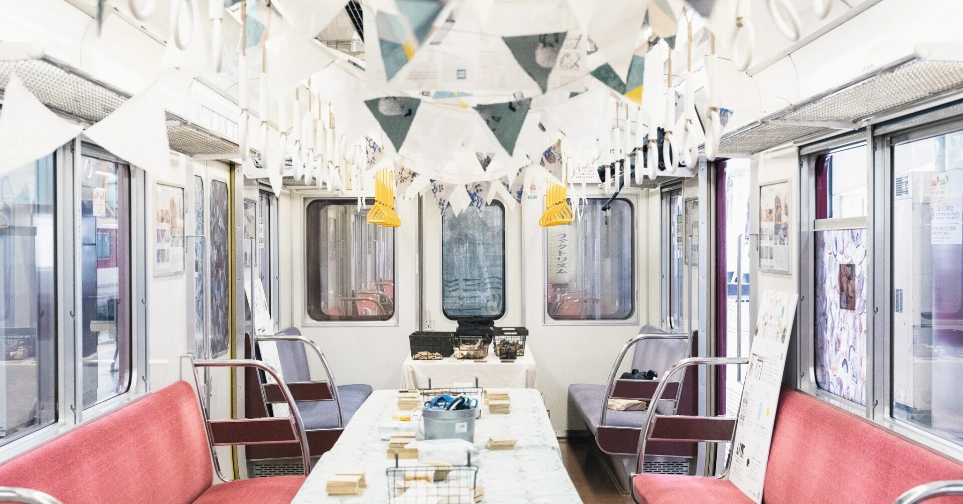 Experience manufacturing inside a Kintetsu train! We exhibited at 