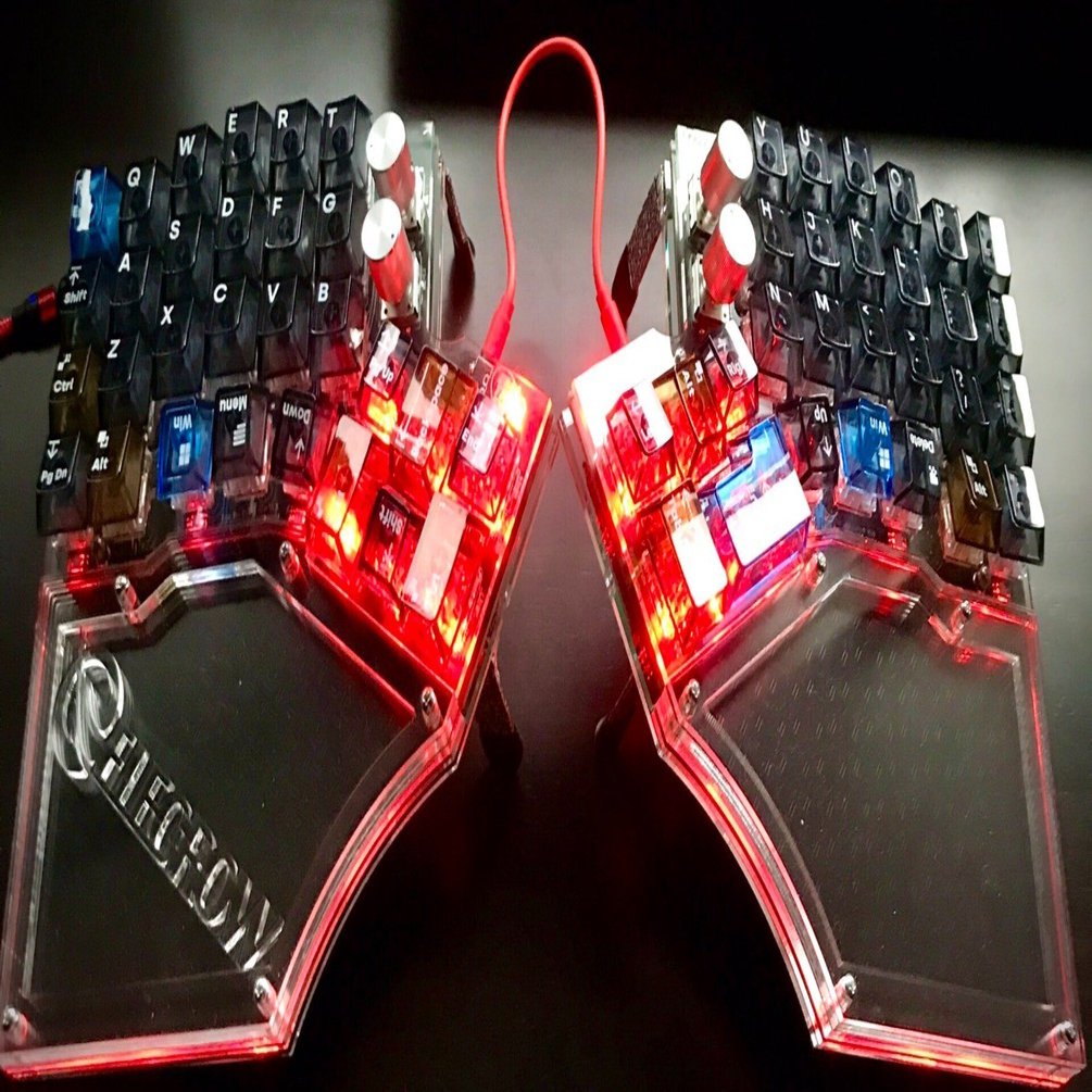 分割キーボードのテンティングと一体型パームレストにたどり着いた話