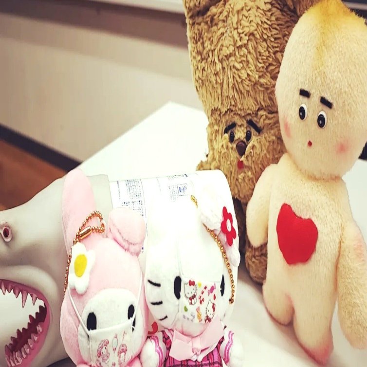 ぬいぐるみのげんざいち」展③片岡メリヤス×菊地浩平トークショー‥の前