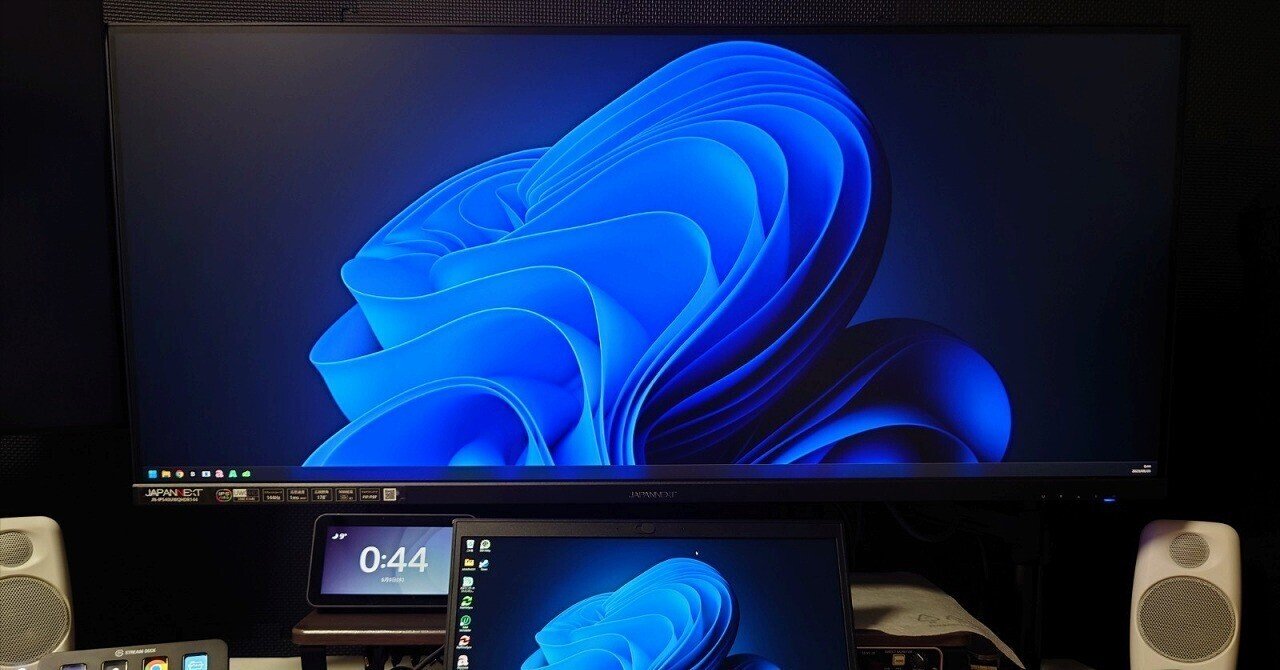 中野まで取りに来てくれる方】PCと27インチモニター【定価9万円