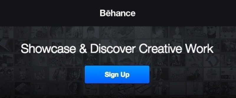 Online portfolio "Behance"