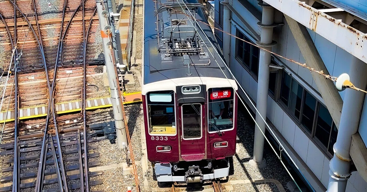 阪急電車 阪急8300系2両 阪急電鉄8300系電車
