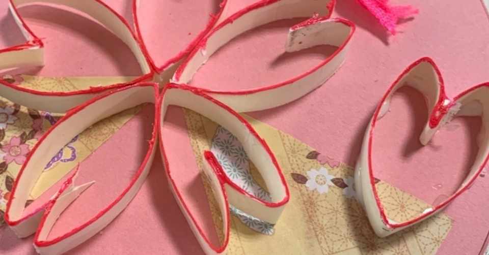 子供向けぬりえ 上桜の 壁面 飾り