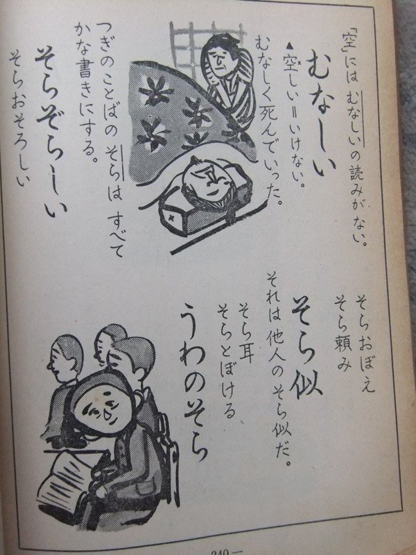 30年以上前の落書き(国語の教科書1点) 33．現代国語の教科書 - らば～そうる “IN MY LIFE”