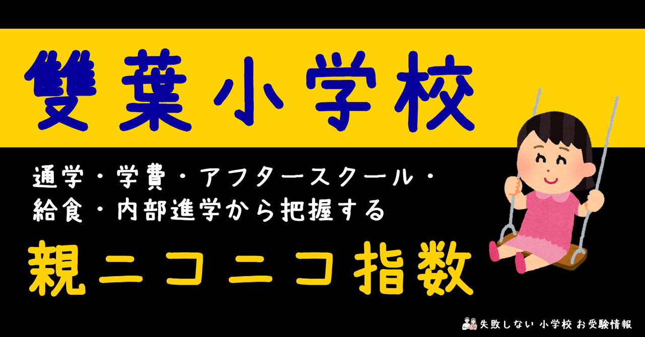 雙葉小学校 の通学・学費・アフタースクール・給食・内部進学