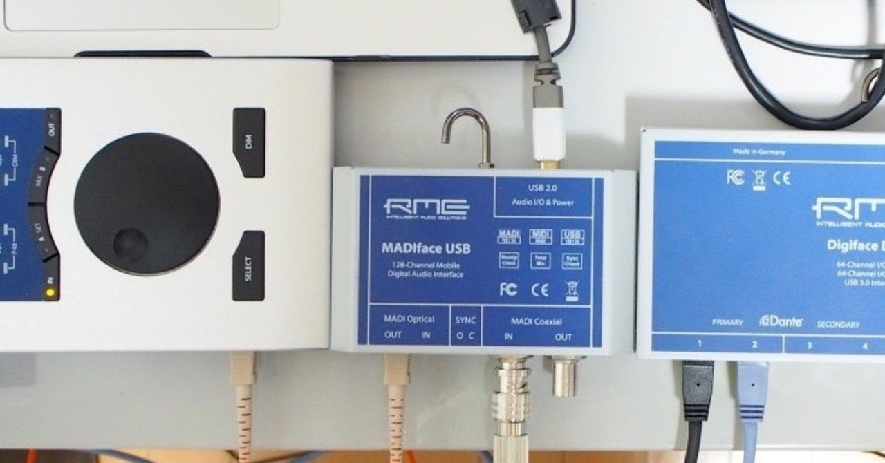 RME Digiface Dante レポート 後編｜tidbit inc.