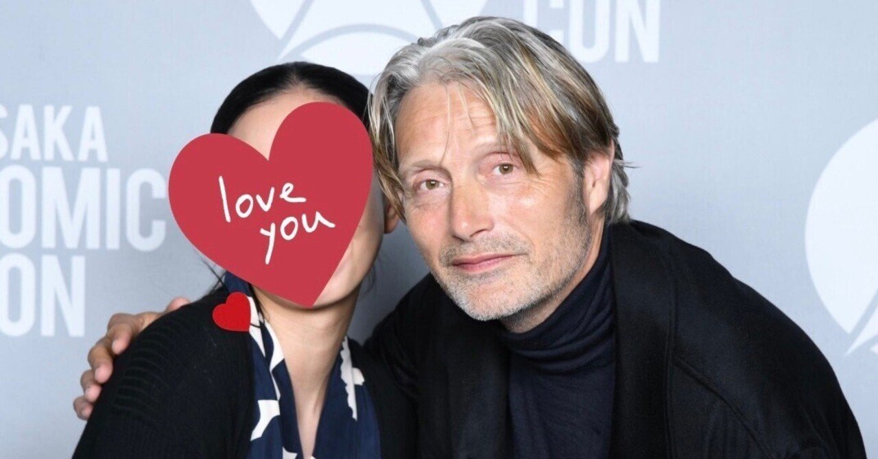 マッツ・ミケルセン 大阪コミコン 直筆サイン 写真 マッツ