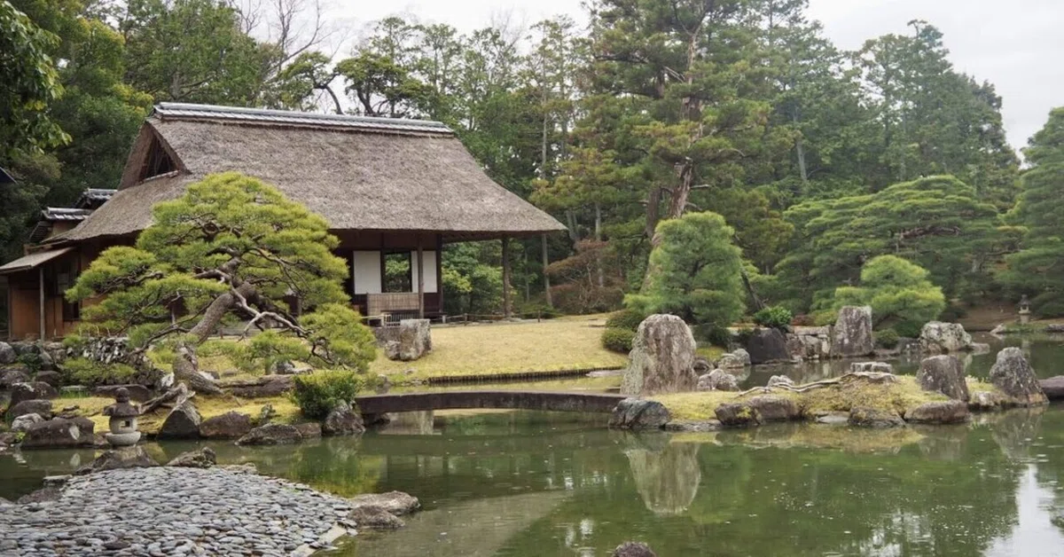◎桂離宮（京都府）_ 池泉回遊式庭園_ 小堀遠州に師事した僧・玉淵坊作 