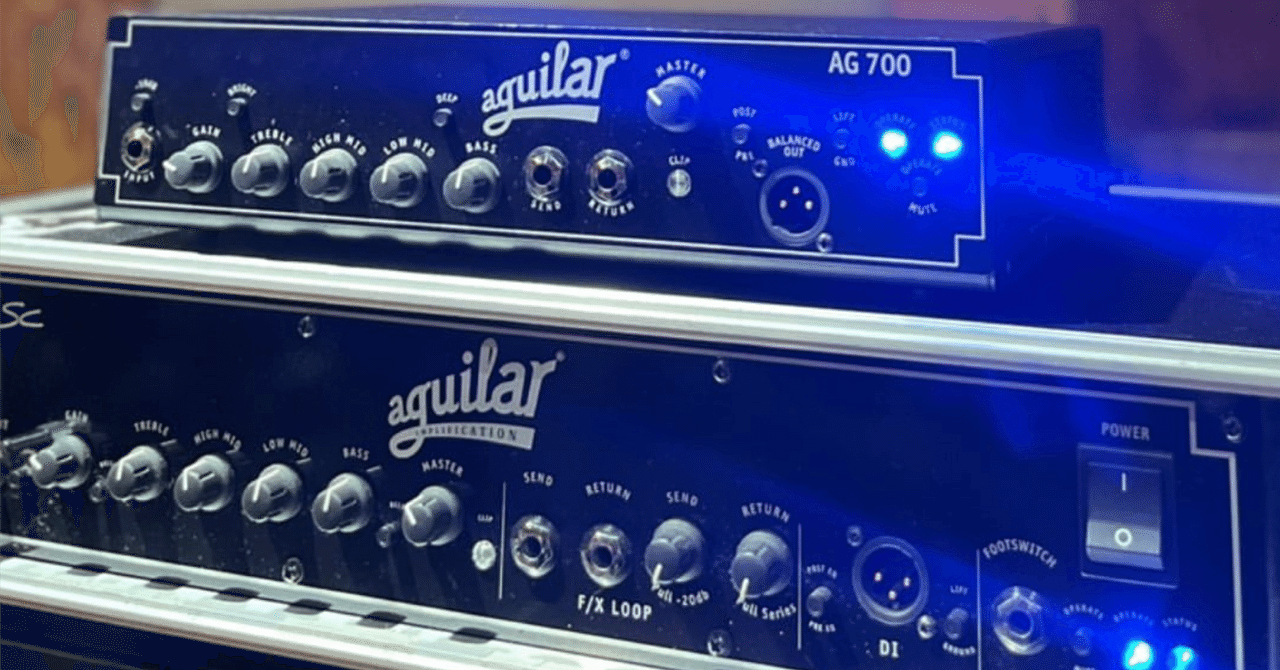 ベースアンプaguilar AG500&AG700｜多田尚人