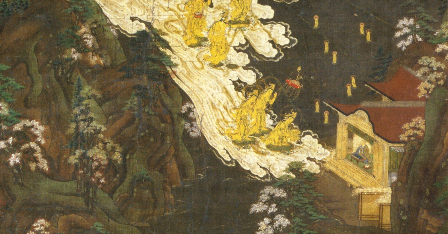 桜と寺院の日本画 楽天市場】絵画 桜に瑠璃鳥 (三宅和光) 送料無料 【肉筆】【桜絵