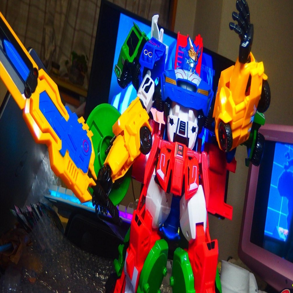 中国玩具][中国アニメ]卓上玩具レビュー90 聚合超变战神 チーフー