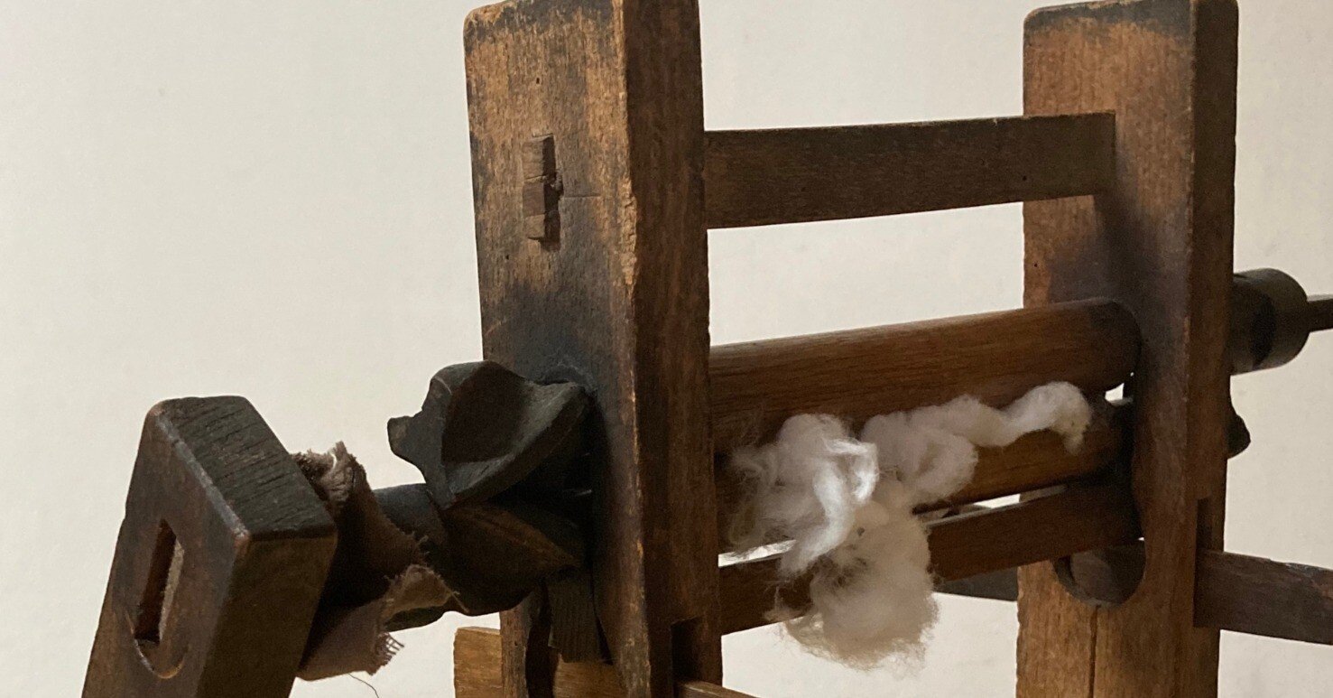 木製わたくり機　鴨川和綿農園製 木製わたくり機 鴨川和綿農園製 木製わたくり機 鴨川和綿農園製