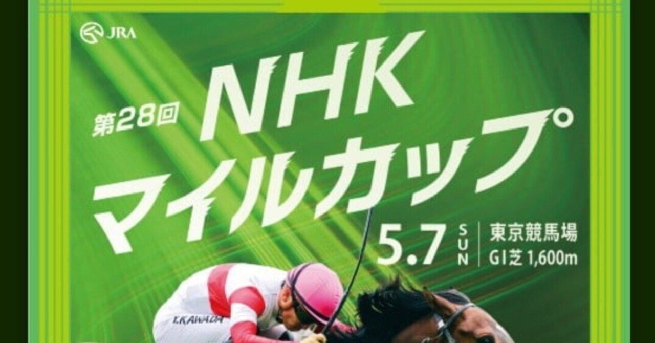 NHKマイルカップ【ポスター解読】｜愛のムチン