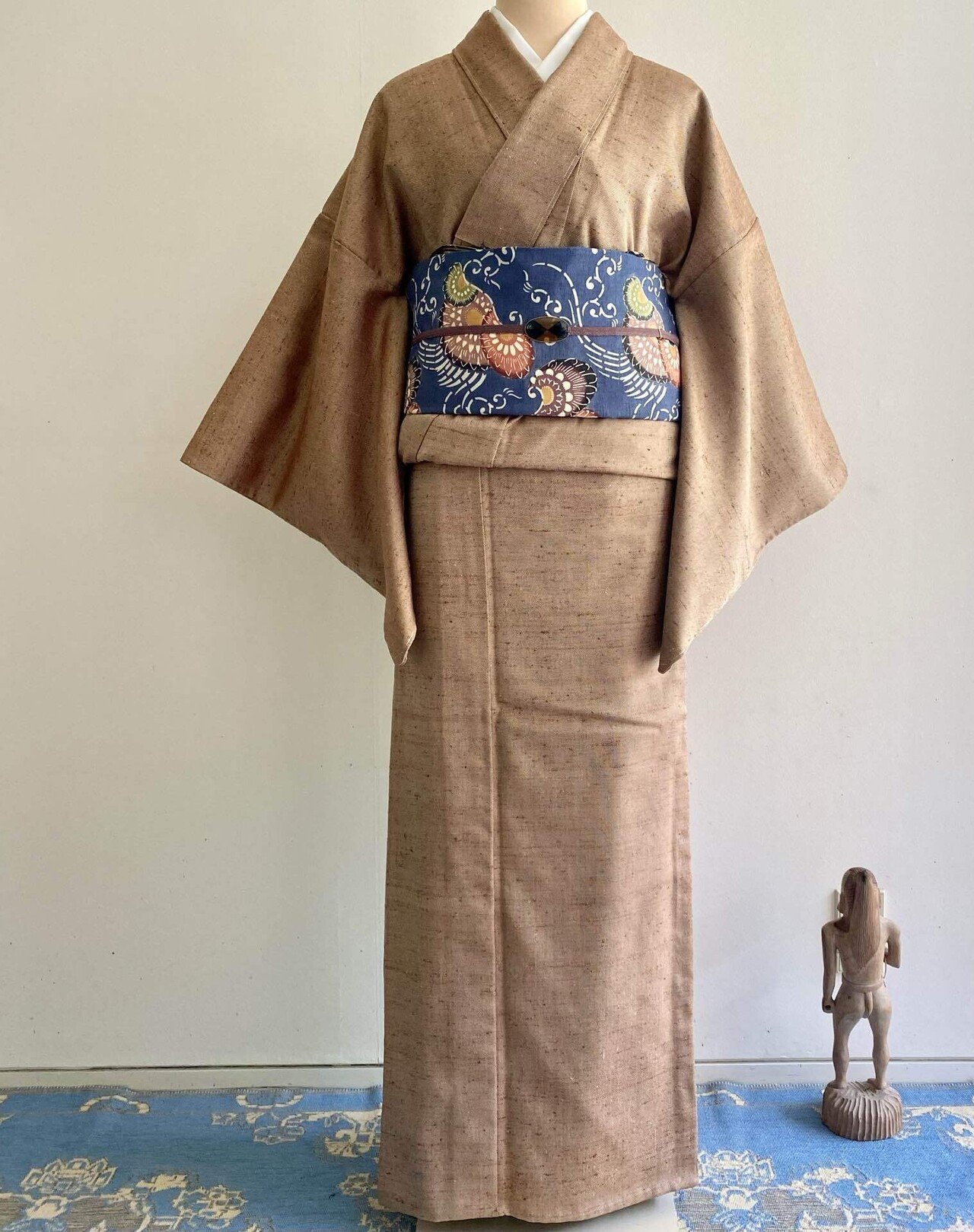 ざざんざ織無地着物|夢吉きもの ざざんざ織無地着物|夢吉きもの