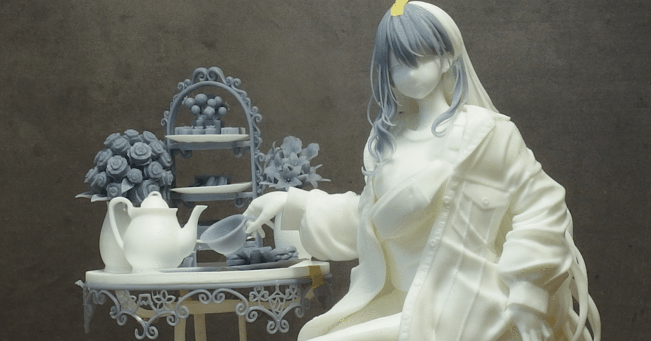 ガレージキット樋口楓を作る【表面処理編】｜ガレージキット制作代行 けん