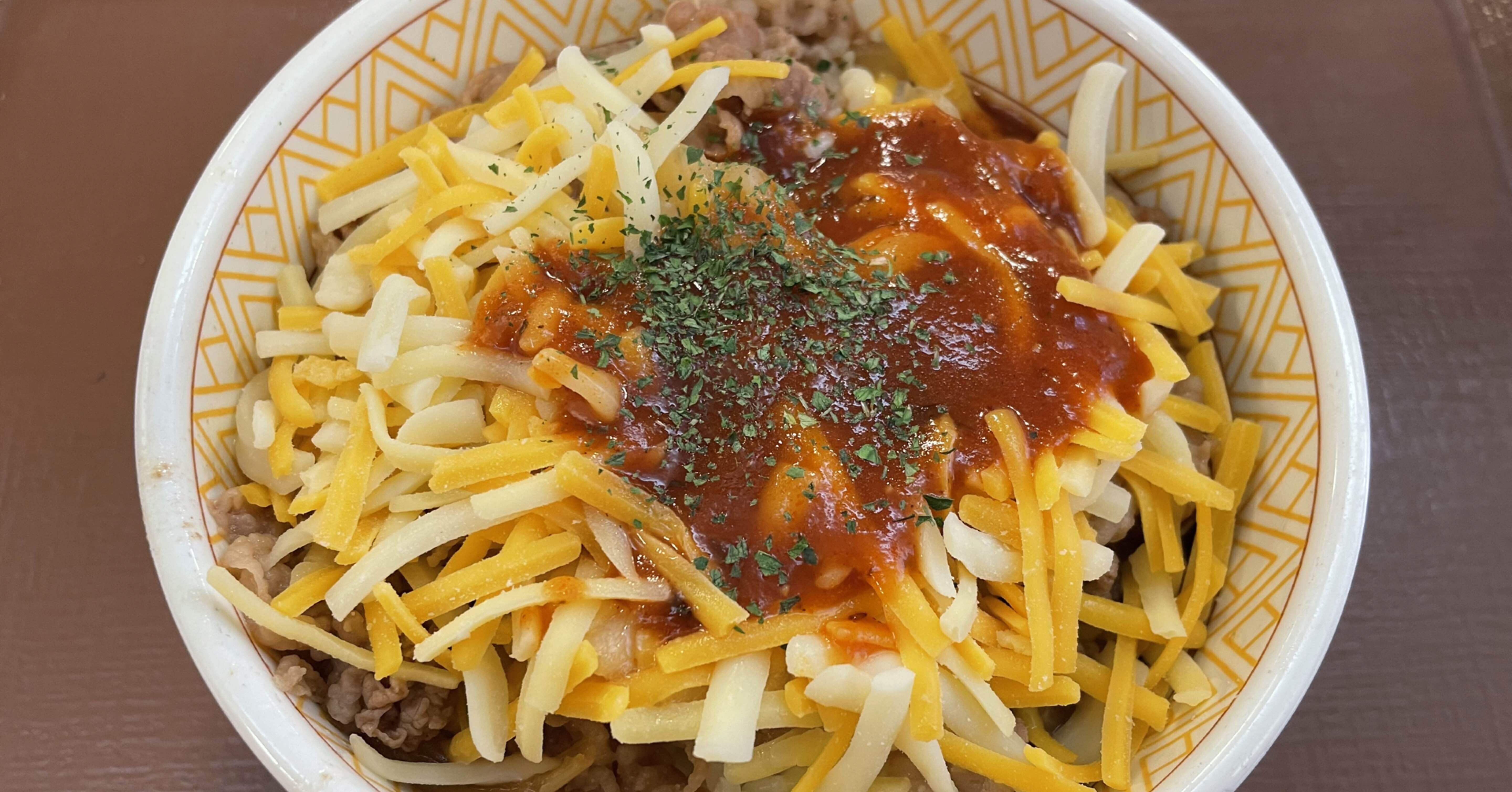 トマトチーズ牛丼｜福田博之