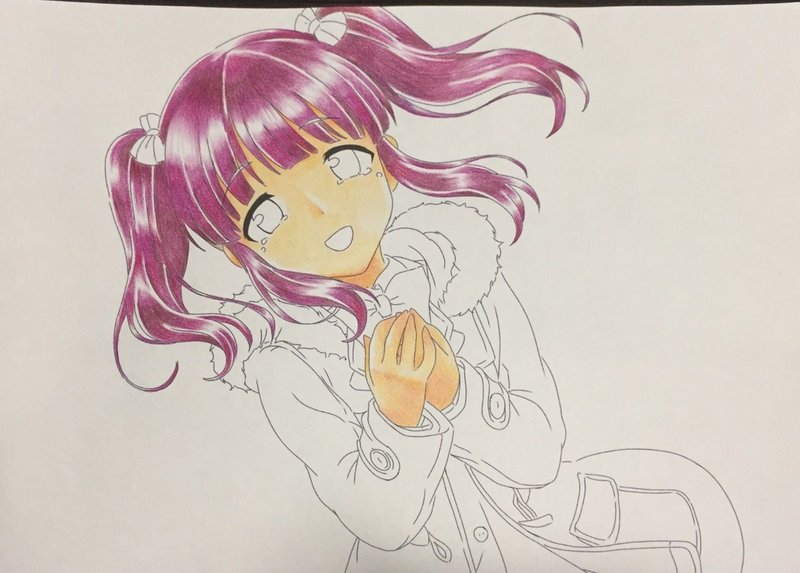 色鉛筆メイキング 緒方智絵里 おーたか Note